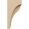 Ekena Millwork 6"W x 6"D x 12"H Wide Helena Rough Cedar Woodgrain TimberThane Corbel, Primed Tan CORUR06X06X12HELRCPR - alternate 6